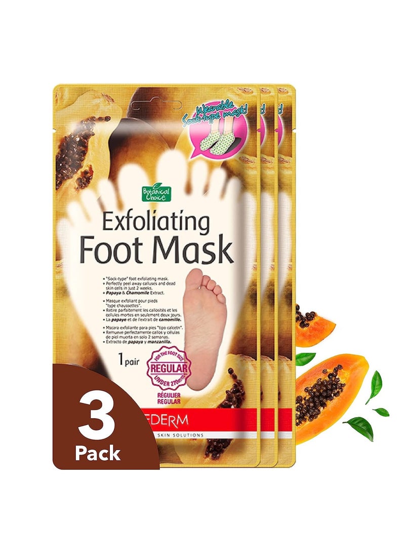 Purederm Exfoliating Foot Mask Papaya - Image 1