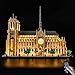BrickSoul Advanced RC Light Kit for Lego 21061 Architecture NotreDame de Paris Building Set Upgraded Wireless ONOff Dimming Zonal Lighting with Hidden Cable Tech 21061 Set NOT Included - Image 2