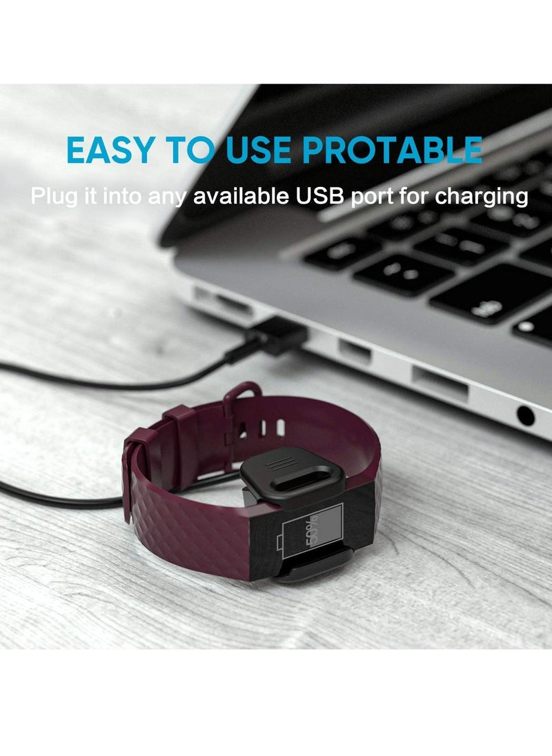 KASTWAVE - Charger Compatible With Fitbit Charge 4 / Charge 3, Replacement USB Charging Cable Cord, Clip Dock Accessories Adapter for Charge 4/Charge 3 Fitness and Activity Tracker(1 Piece) - Image 1