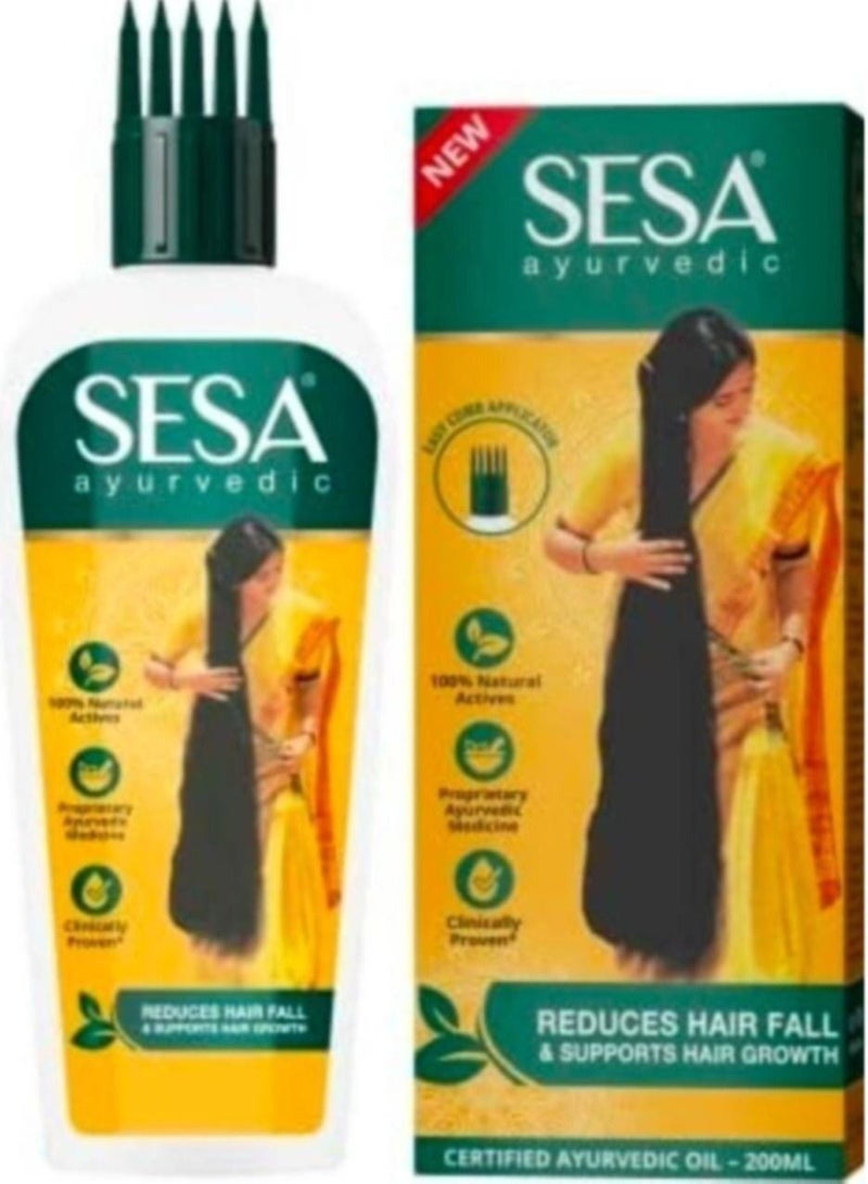 سيسا زيت شعر أيورفيدا بخلاصة برينجراج 200 مل