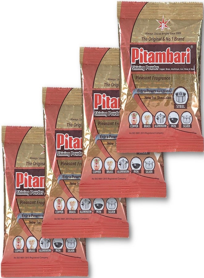 Pitambari Shining Powder For Six Metals Sachet (4x50gms=200gms) - Image 1