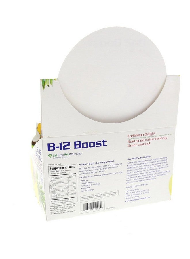 1st Step High Performance Fitness B-12 Boost, 12-2oz Bottles - Image 4