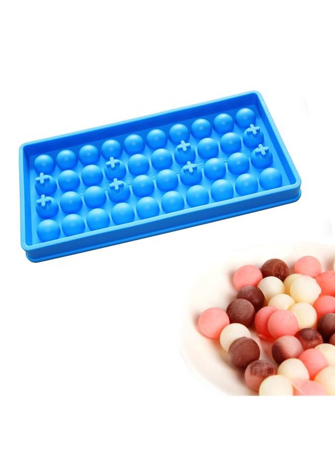 X-Haibei قالب سيليكون كرات ثلج صغيرة 3D بالشوكولاتة بلستر كريستال راتنج إبوكسي بقطر 16 مم - Image 2