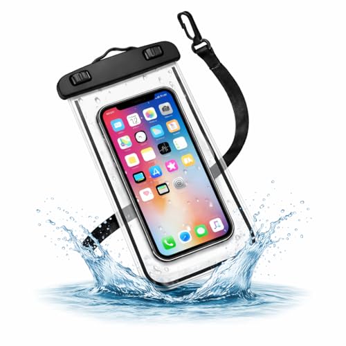 PulGos Waterproof Phone Pouch| IPX8 𝐓𝐨𝐮𝐜𝐡𝐬𝐜𝐫𝐞𝐞𝐧 Friendly Phone Cover with Lanyard- Secure Lock Mobile Cover for 𝐢𝐏𝐡𝐨𝐧𝐞 & 𝐀𝐧𝐝𝐫𝐨𝐢𝐝 | Enjoy Swimming, Beach & Travel Safely - Image 1