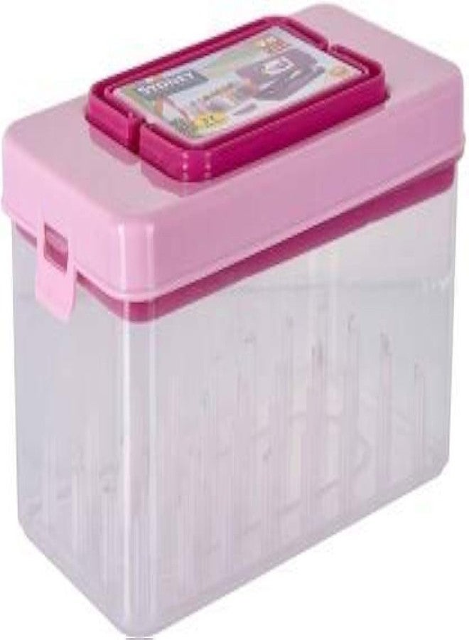 c s m C.S.M CSM® Thread and Needle Box - Big Size 36 spools Empty Thread/Tailor Box - Image 2