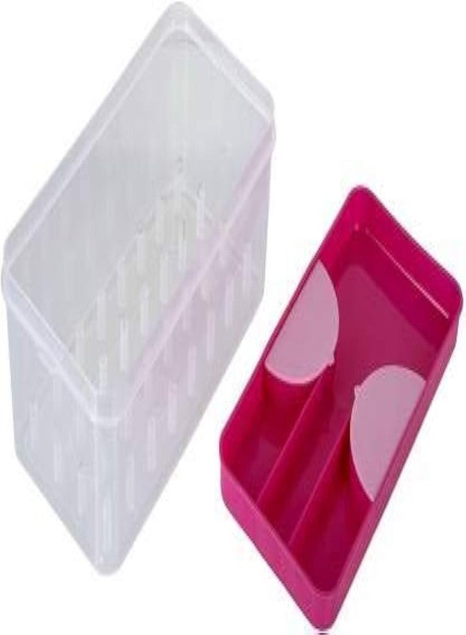 c s m C.S.M CSM® Thread and Needle Box - Big Size 36 spools Empty Thread/Tailor Box - Image 5
