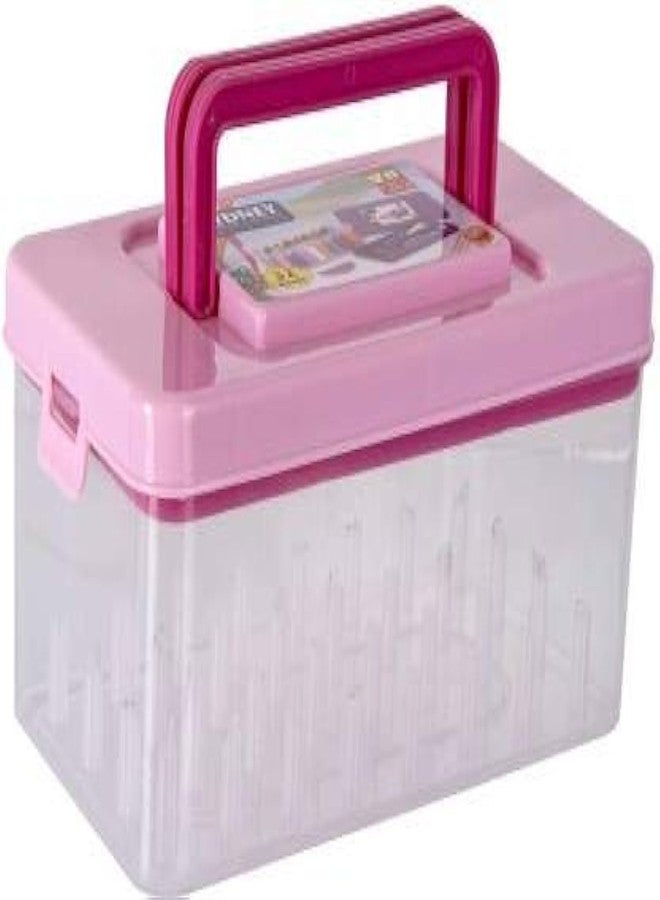 c s m C.S.M CSM® Thread and Needle Box - Big Size 36 spools Empty Thread/Tailor Box - Image 1