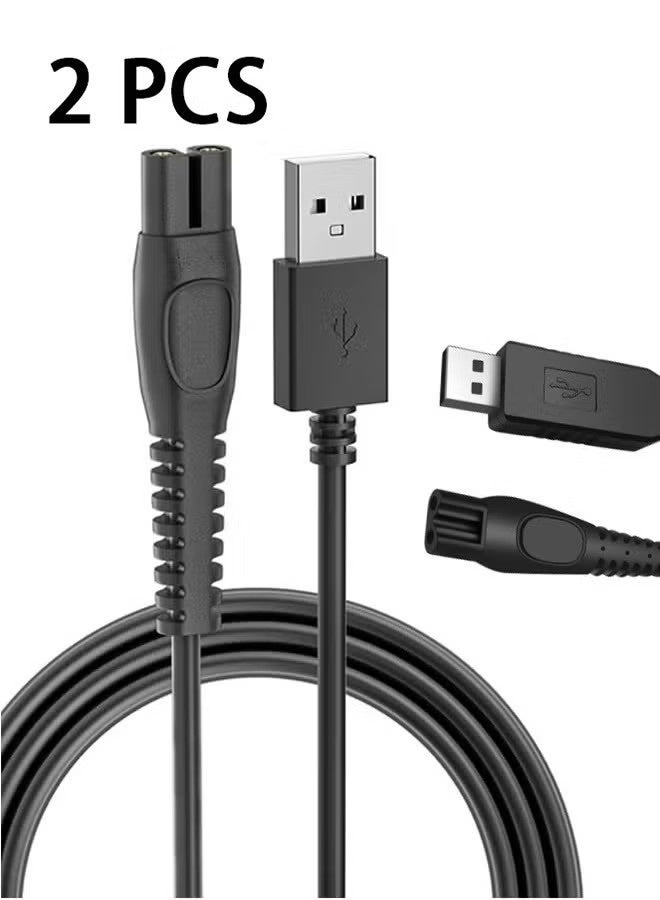 5V Charger for Philips Norelco Shaver 2400 2600, Wet & Dry Shaver Series 5000 7000 3000 Compatible with Philips Oneblade QP2724, QP2834, QP1924 USB Charging Cable - Image 1