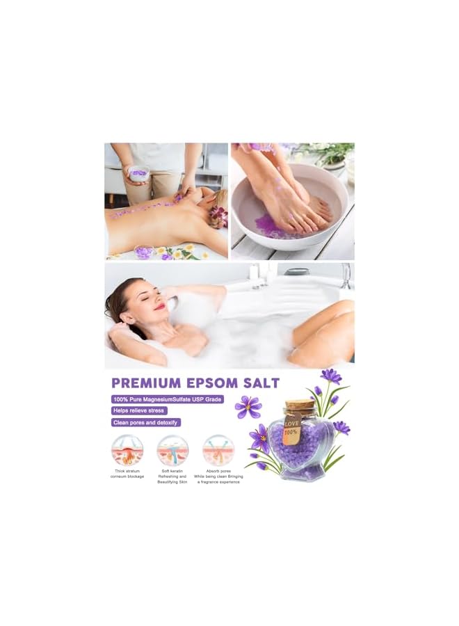 The Bros Scented Candles Set,Birthday Gifts for Women, Relaxing Spa Gift Basket Set, Thoughtful and Distinctive Presents for Women, Ideal for Holiday Gifting,Purple - Image 3