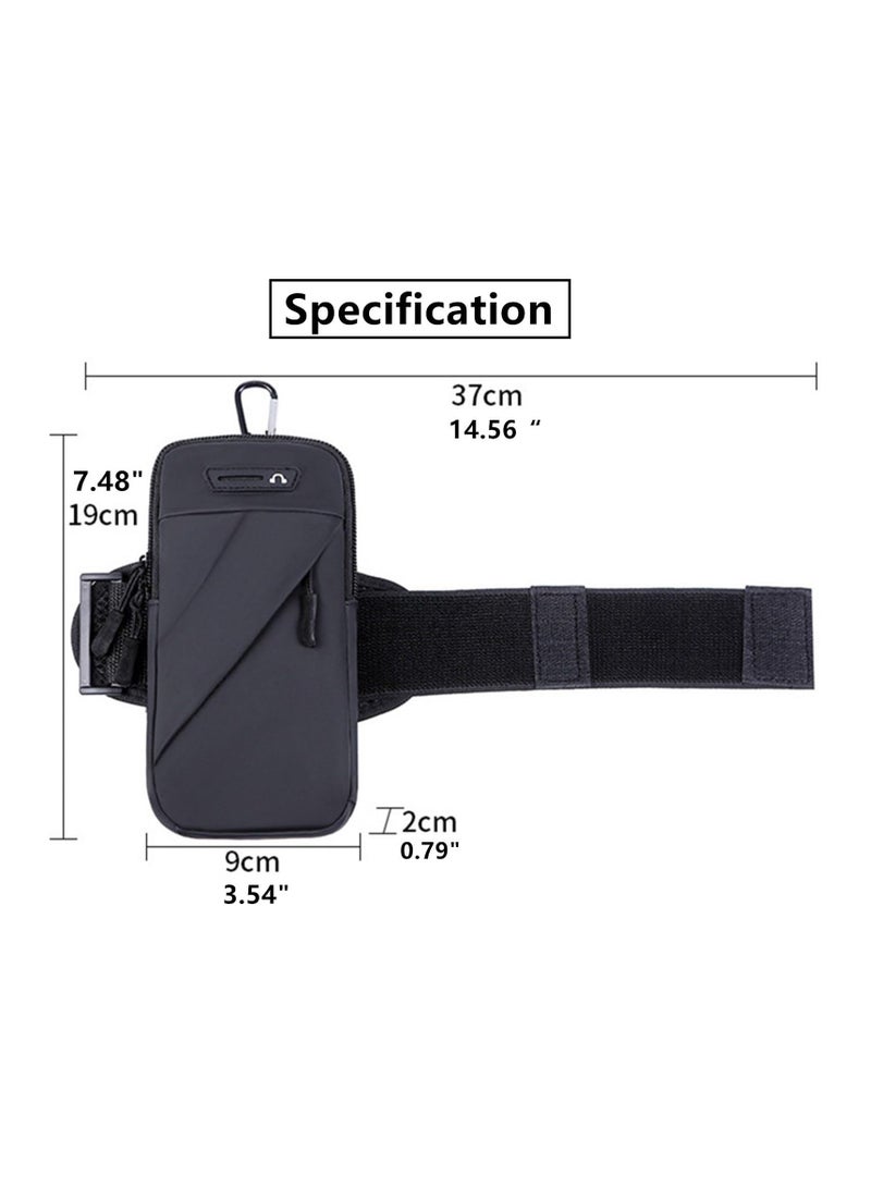 SOLARAE New Arm Band for Phone for Running, Cell Phone Pouch with Adjustable Elastic Band, Waterproof Armband Cell Phone Holder for Running, Walking, Hiking, Biking (pink) - Image 2