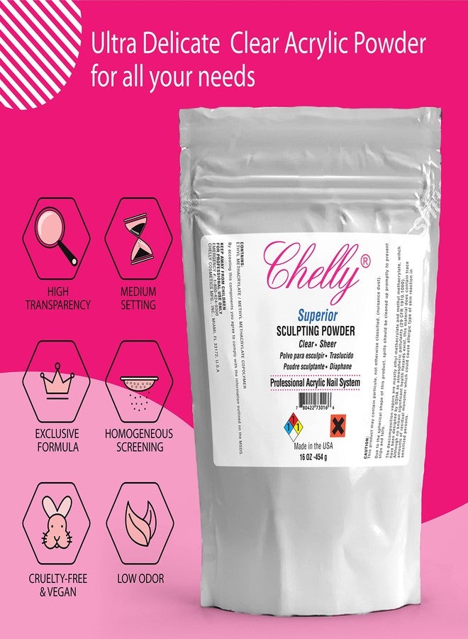 بودرة تحديد الخدود YSSER Chelly Superior Sculpting Powder Clear Blush Pink Medium Pink 16 oz - Image 2
