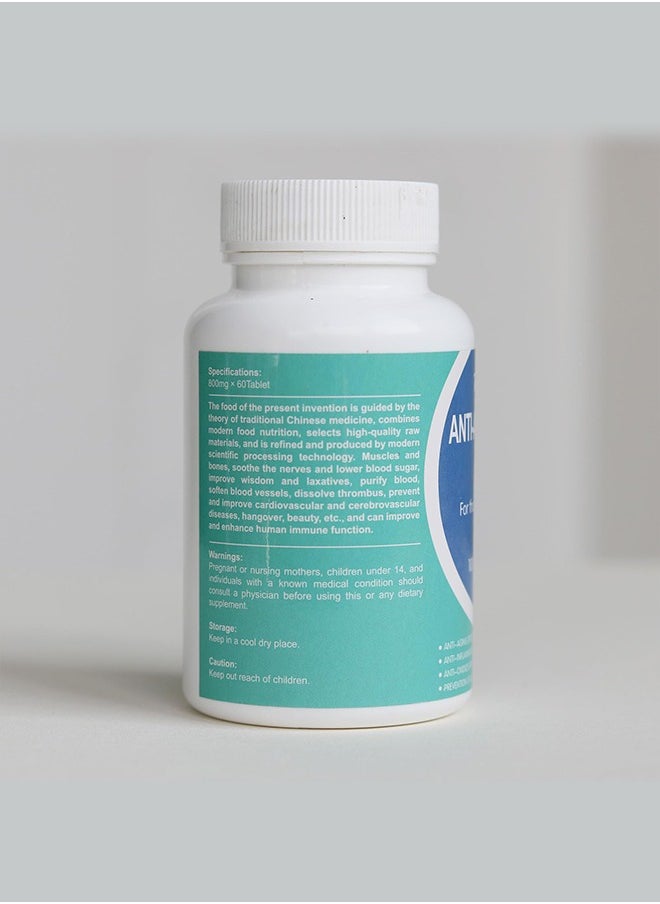 Wins Town - Anti Aging Herbal Tablet, Natural Amino Acid Supplement for Longevity, Supports Skin, Hair, Nails, Bones, Immune Health, 60 Tablets - Image 1