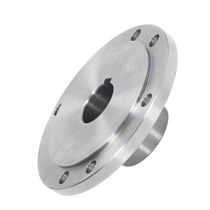 125mm Chuck Flange Lathe Flange Chuck Connection High Manganese Steel for K11-125 K12-125 K72- with 6 Mounting Holes (16mm) - Image 1