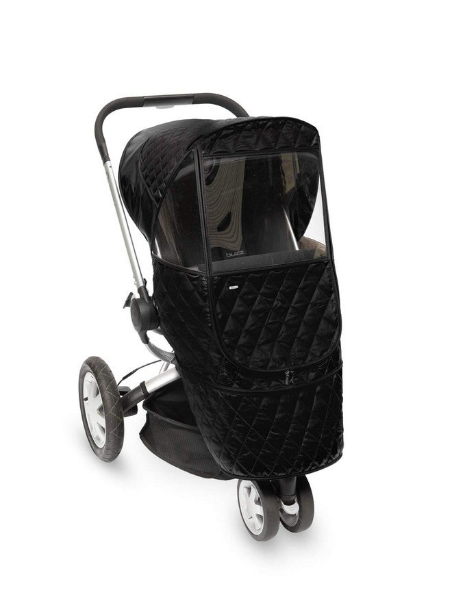 Manito Castle Beta Stroller Weather Shield (Black) - Image 2