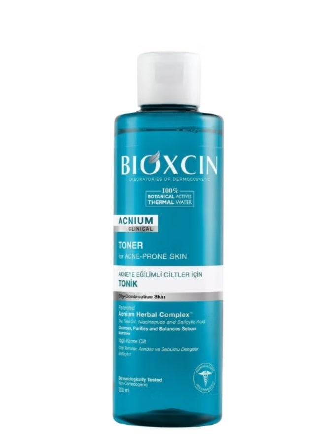 BIOXCIN ACNIUM SEBUM BALANCING TONER 200ML - Image 1