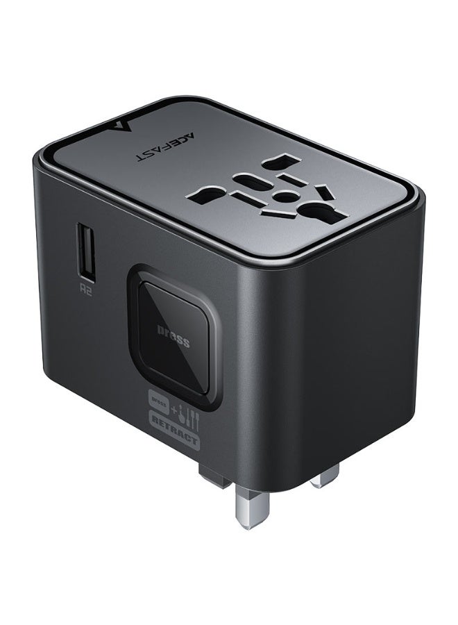ACEFAST Z8 2500W Travel Adapter with 45W GaN Fast Charging – 5-Port Universal Chargerfor Phone, Tablet & Laptop - Image 4