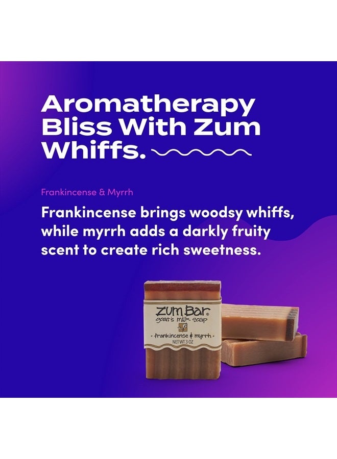 Indigo Wild Zum Bar Goat's Milk Soap - Frankincense and Myrrh - 3 oz (3 Pack) - Image 3