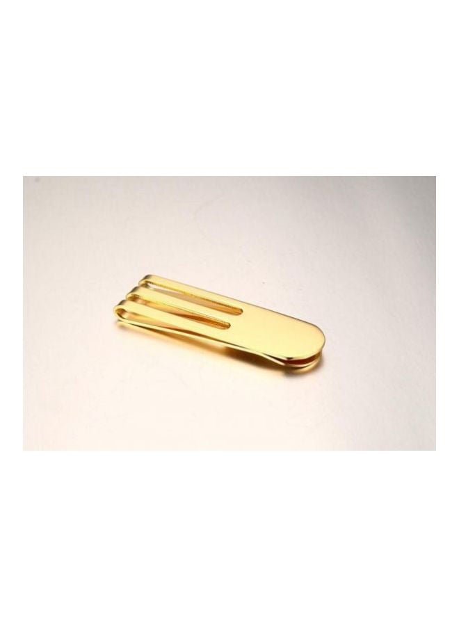 NIBEMINENT Money Clip Credit Card Holder Gold  - Image 3