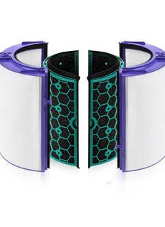 Air Purifier Filter Replacement for Dyson Pure Cool Purifying Fan TP04 HP04 DP04, 2-in-1 True HEPA and Activated Carbon Filter, 360° Combi Design