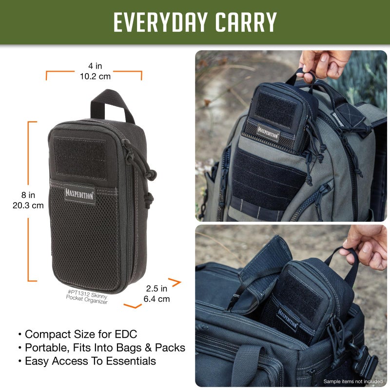 MAXPEDITION Skinny Pocket Organizer (Black) - Image 2