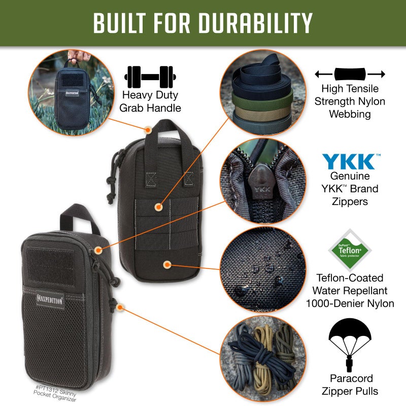 MAXPEDITION Skinny Pocket Organizer (Black) - Image 3