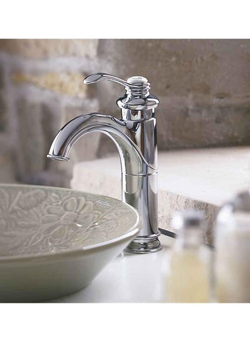 Jacob Delafon E72091-cp Fairfax Metal High Basin Mixer with Pop-up Waste, Chrome - Image 2