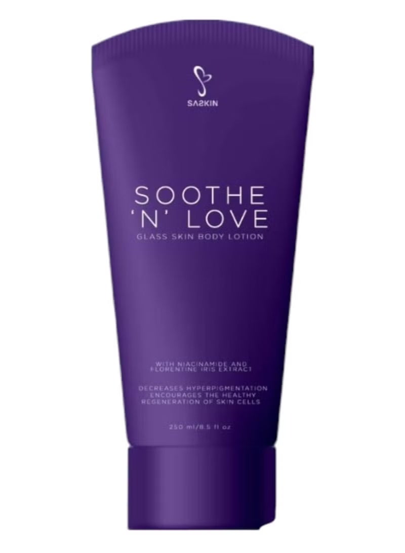 Saskin Soothe 'N' Love Glass Skin Body Lotion 250ml - Image 2
