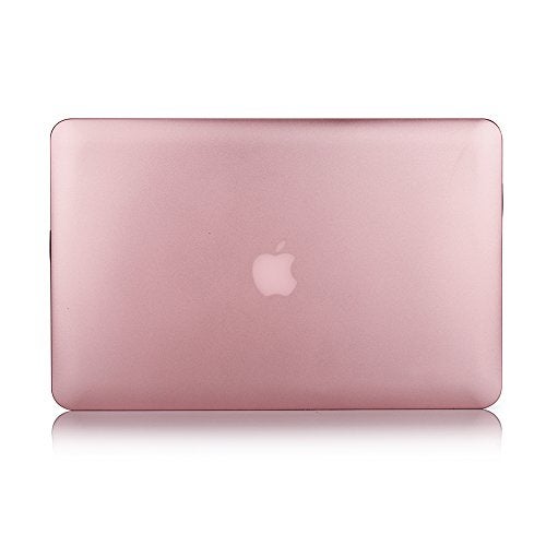 RUBAN Compatible with MacBook Air 11 Inch Case Model A1370 A1465, Soft Touch Plastic Hard Shell Case Bundle for Mac Air 11.6 (Rose Gold) - Image 3