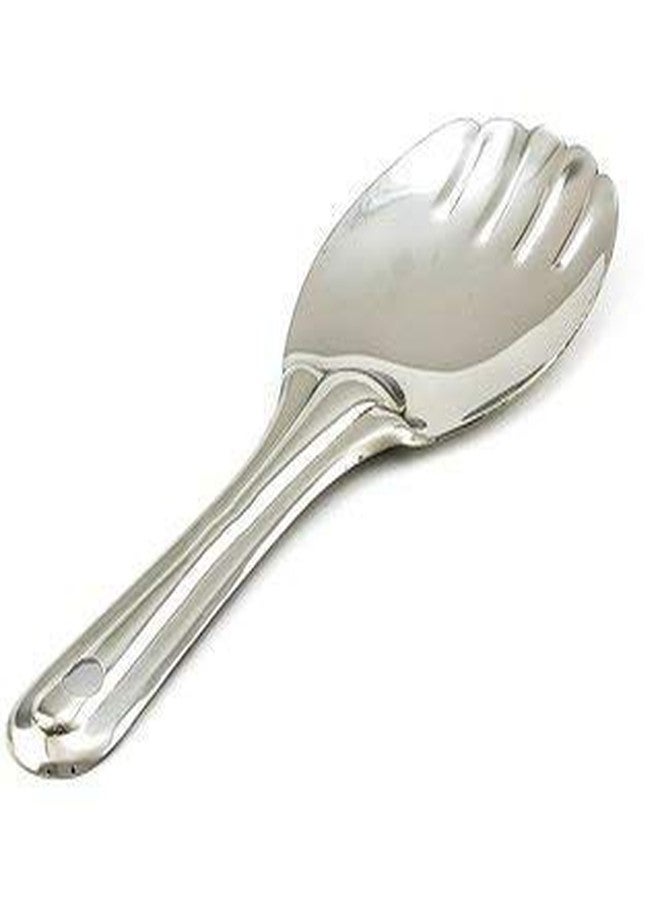 Bartan Star Stainless Steel Rice Serving Spoons Set of -2 - Image 4