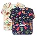 BAHABY Kids Art Smocks 2 Pack Dinosaur Painting Aprons for Children Waterproof Artist Smock with Long Sleeve and 3 Pockets for Age 38 Years - Image 3