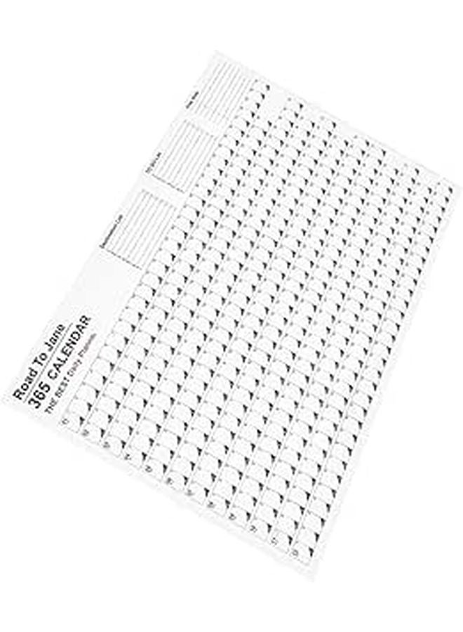 Wall Hanging Calendar Planner 2024 Year Round Schedule Planning Poster For Home Office - Image 1