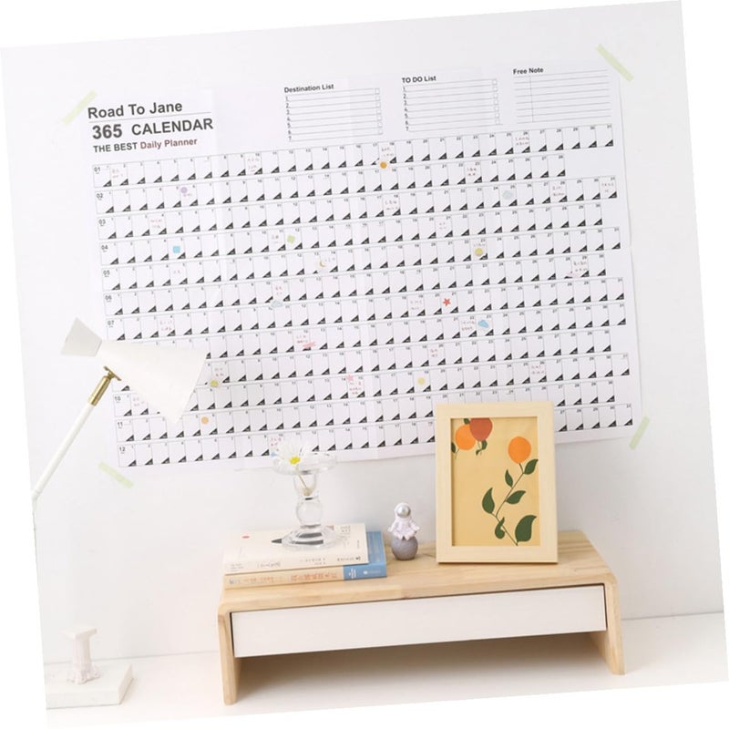 Wall Hanging Calendar Planner 2024 Year Round Schedule Planning Poster For Home Office - Image 5