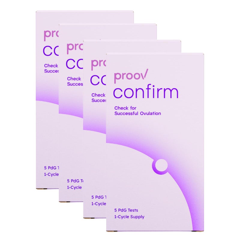 Proov PdG Test Strips for Women 20 Progesterone Test Strips Confirm Successful Ovulation at Home 4 Cycle Pack Fertility Tracker Compatible with Fertility Pregnancy Ovulation Tests - Image 3