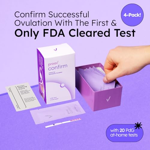 Proov PdG Test Strips for Women 20 Progesterone Test Strips Confirm Successful Ovulation at Home 4 Cycle Pack Fertility Tracker Compatible with Fertility Pregnancy Ovulation Tests - Image 5