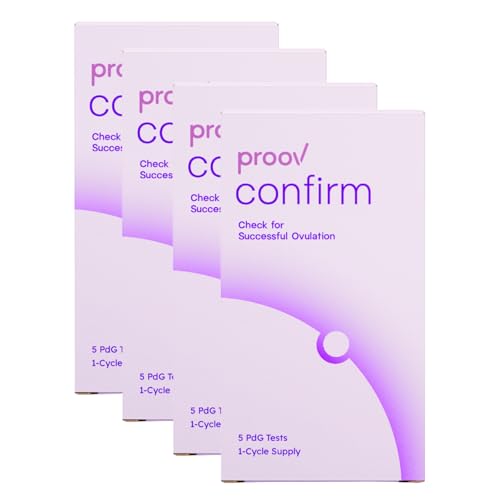 Proov PdG Test Strips for Women 20 Progesterone Test Strips Confirm Successful Ovulation at Home 4 Cycle Pack Fertility Tracker Compatible with Fertility Pregnancy Ovulation Tests - Image 2