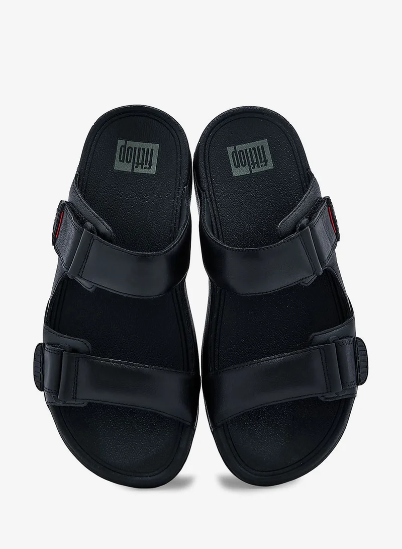 Fitflop black Gogh Moc Slides for Men | Best Price UAE