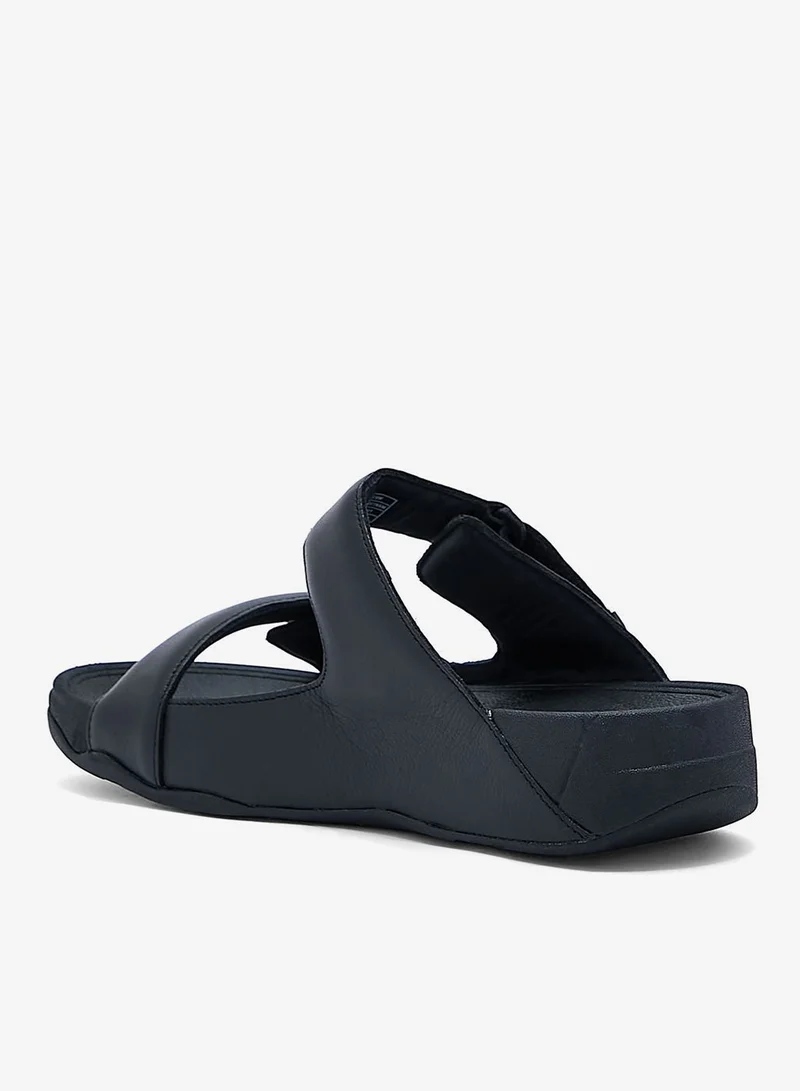 Fitflop black Gogh Moc Slides for Men | Best Price UAE