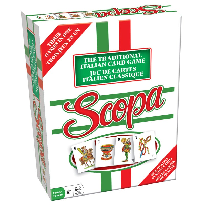 Media Imagination Outset: Scopa (ثنائية اللغة)- 3 ألعاب في 1 تطور مهارات التفكير النقدي