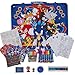 Innovative Designs Sonic The Hedgehog Deluxe Activity Set for Kids with Carrying Tin Coloring Sheets Stickers Art Supplies 200 Pieces - Image 3