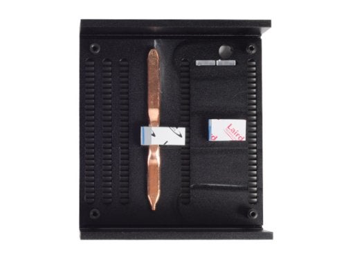 SilverStone حافظة ألومنيوم Silverstone Tek NUC مع غطاء علوي وأنبوب حراري، 1x منفذ HDMI و 1x منفذ Thunderbolt - أسود PT14B-H1T1 - Image 5