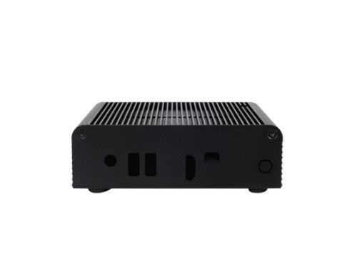 SilverStone حافظة ألومنيوم Silverstone Tek NUC مع غطاء علوي وأنبوب حراري، 1x منفذ HDMI و 1x منفذ Thunderbolt - أسود PT14B-H1T1 - Image 2