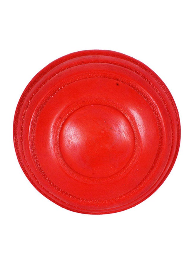 دي أس سي كرة الكريكيت المصنوعة من الجلد الصناعي المتذبذب (أحمر)| كرة جلدية مقاومة للماء | مناسبة للعبة الممارسة | لعبة البطولة | الفلين عالي الجودة - Image 2