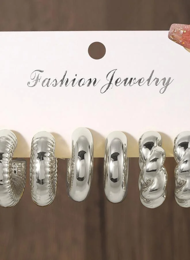 Take Two Take Two Set of 3 - Assorted Hoop Earrings