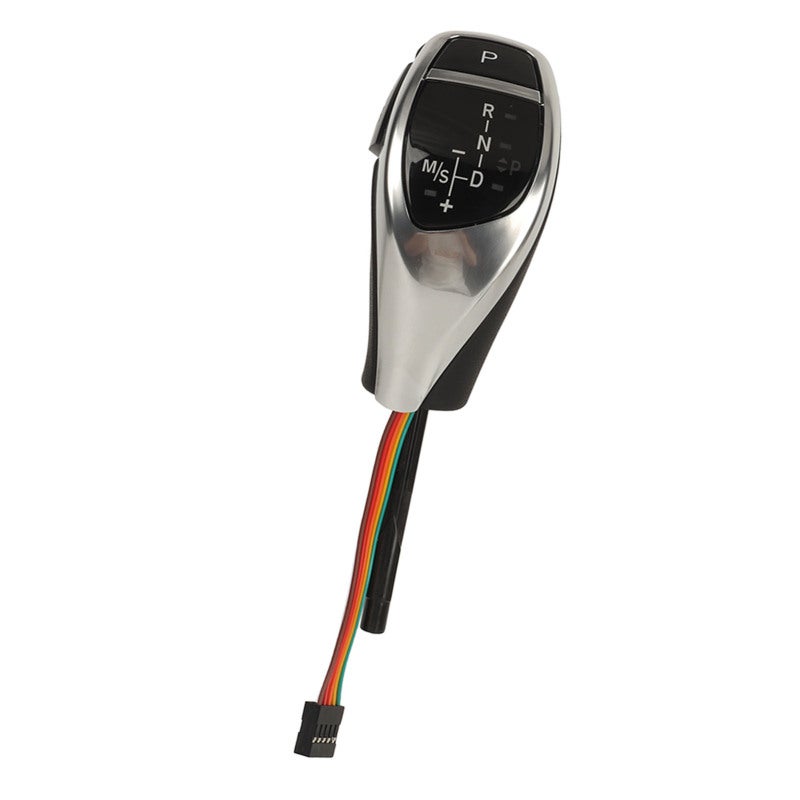 Automatic Gear Shift Knob: Electroplated Silver Enhanced Visibility LED Gear Indicator - Unique Design Car Shifter Head for 3 Series E46, 5 Series E60 E61 Left Hand Drive Vehicles - Image 5