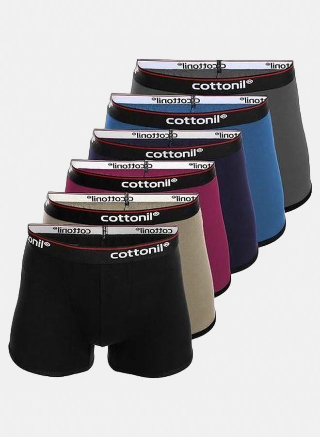 Cottonil Bundle OF (6) - Men Boxer Solid - Image 1