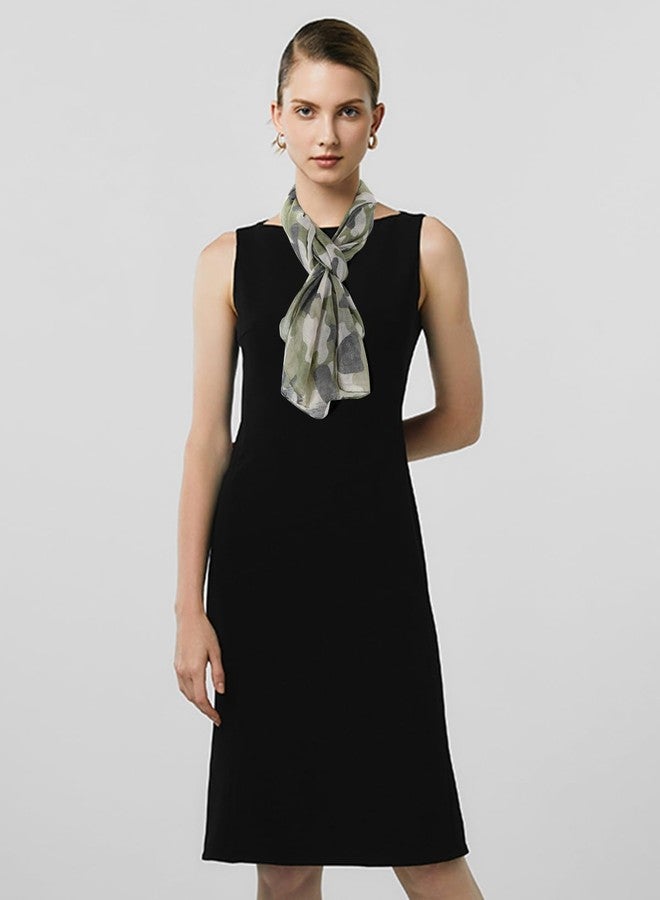 جيرينلي أوشحة جيرينلي المموهة - وشاح سفر خفيف الوزن بنقشة مموهة، شال ملفوف للمخيم، هدية للمحاربين القدامى (زيتوني) - Image 3