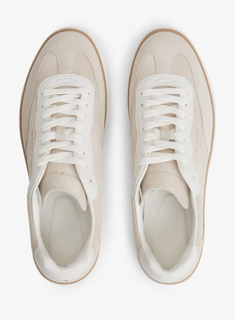 TOMMY HILFIGER Luxe Suede Trainers - Image 5