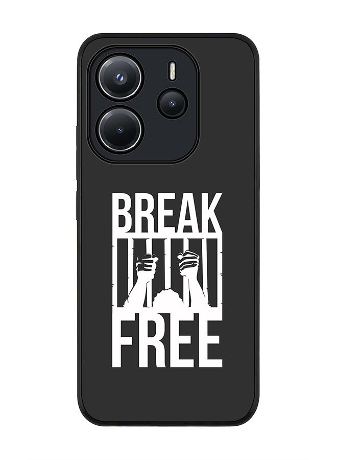 Stylizedd For Xiaomi Redmi Note 14 4G 4G Case,Slim fit Camera Protection, Shockproof Thin Phone cover  - Break Free - Image 1