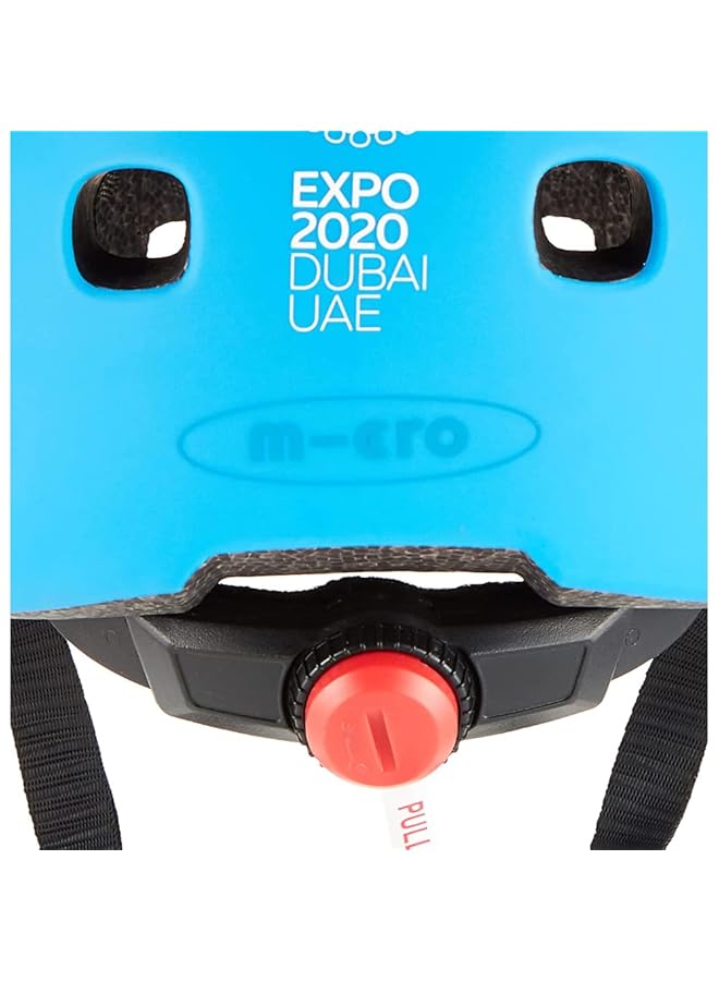 Micro Helmet Alif M (Expo 2020) Blue | Kids Helmet | Bike Helmets | Kick Scooter Helmets | Sports Helmet For Kids Boys And Girls Of Age 6 15 Years With Adjustable Straps - Image 5