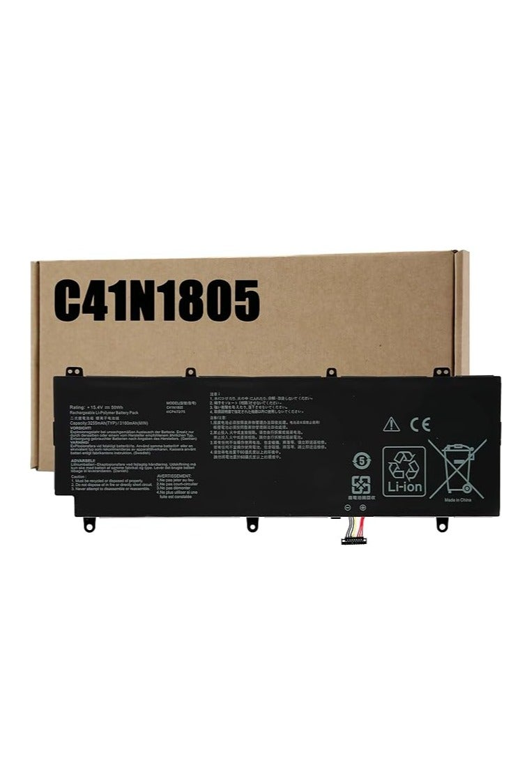 Terabyte بطارية بديلة C41N1805 لأجهزة Asus ROG Zephyrus S GX531GS، ROG Zephyrus S GX531GXR-ES016T - Image 5